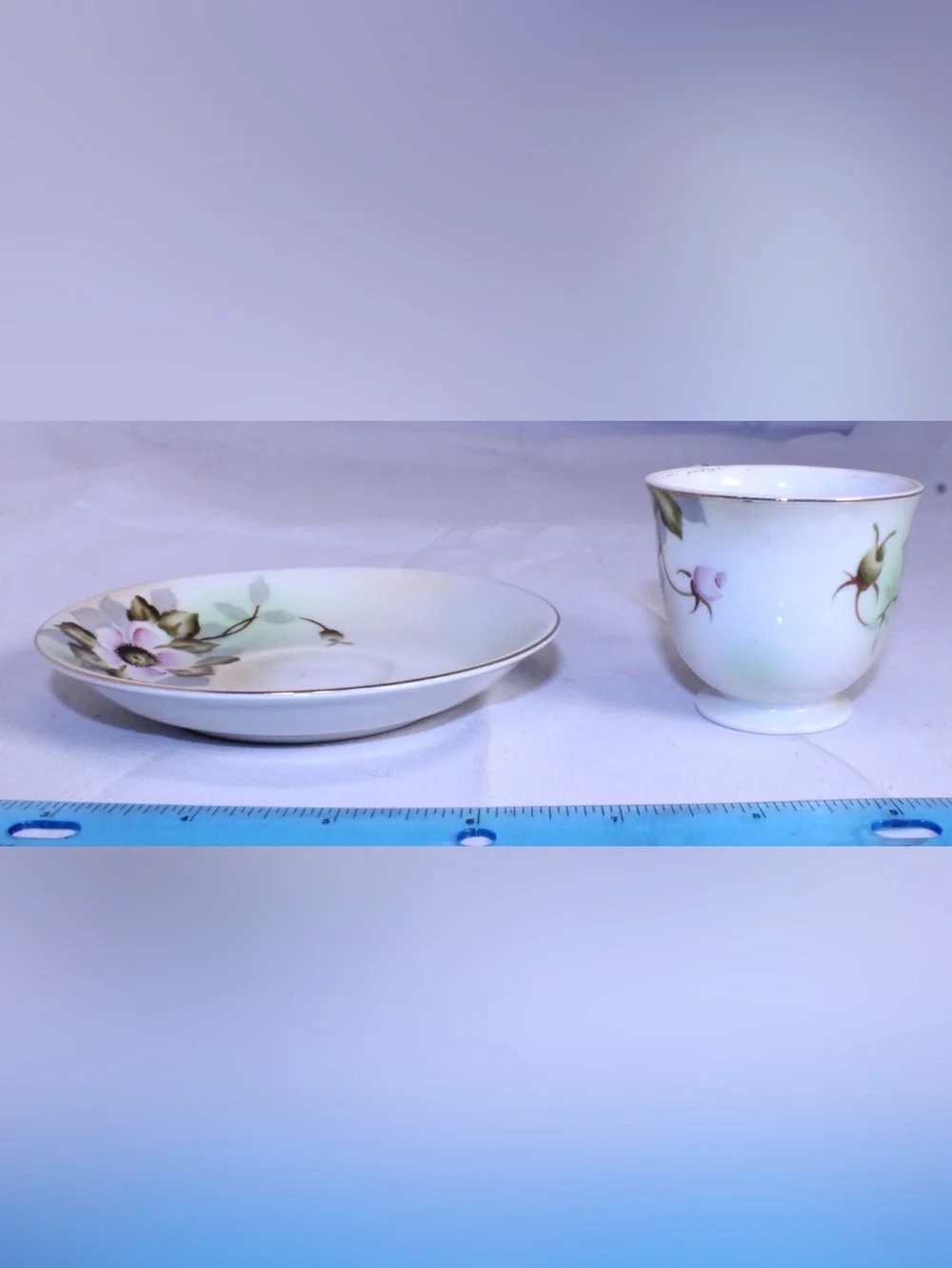 Vintage Shofu Porcelain Demitasse Cup and Saucer